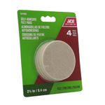 Protectores Circulares Fieltro Beige 2 1/2 Plg 4 Unidades - Ace
