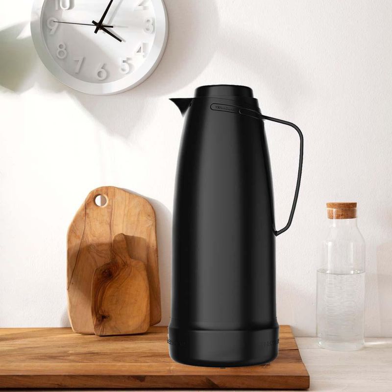 Termo con Asa Negro de 1 Litro