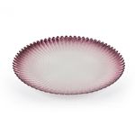Plato de Vidrio para Cena Burgundy 11 Plg
