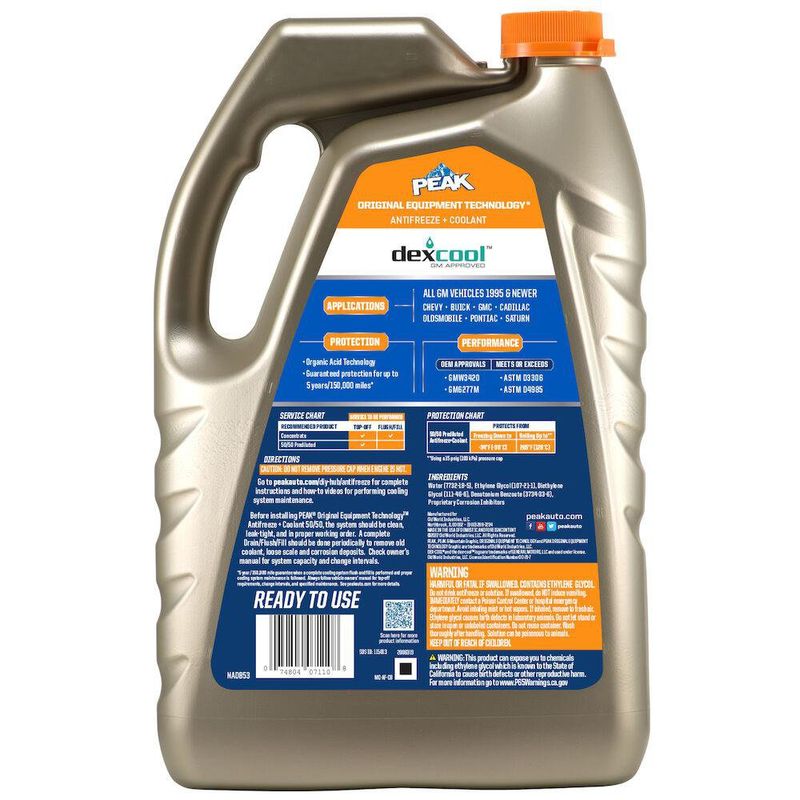 Refrigerante y Anticongelante para Vehículos Americanos 1 Gal