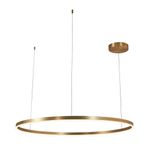 Lámpara LED Circular de Techo Dorada