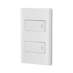Interruptor 2 Polos 1 Modulo Lisboa Blanco - Volteck