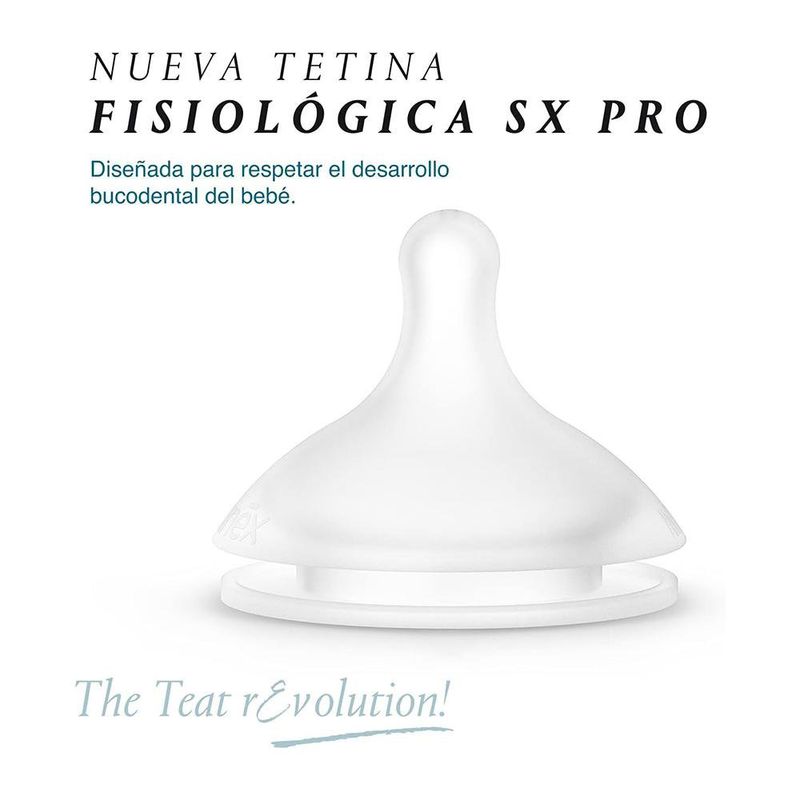 Set de 2 Tetinas Flujo Lento con Sistema Anticólico- Suavinex
