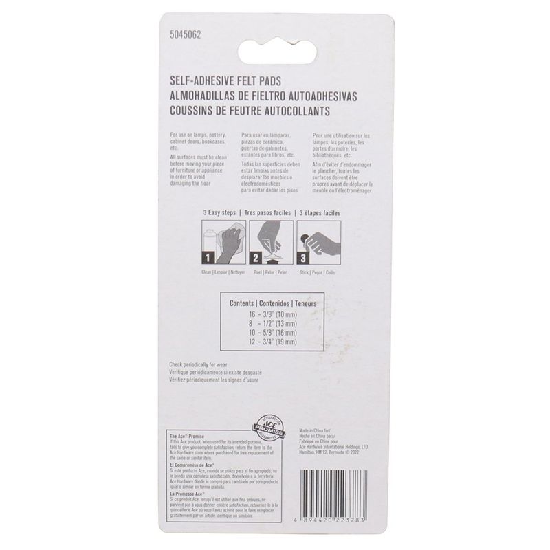 Almohadillas Protectoras Fieltro Verde 46 Uds