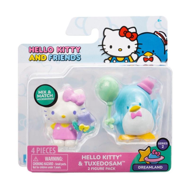 Pack de 2 Figuras Hello Kitty y Amigos