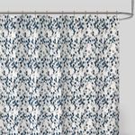 Cortina de Baño con Ganchos Diseño Hojas