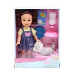 Muñeca 12 Plg Con Mascota Estilos Surtidos
