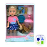 Muñeca 12 Plg Con Mascota Estilos Surtidos