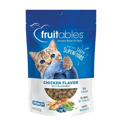 Galletas Crujientes para Gato Adulto Todas las Razas Sabor Pollo con Arándano 70 Grs