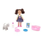 Muñeca 12 Plg Con Mascota Estilos Surtidos
