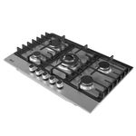 Cooktop a Gas 30 Plg 5 Quemadores Acero Inoxidable