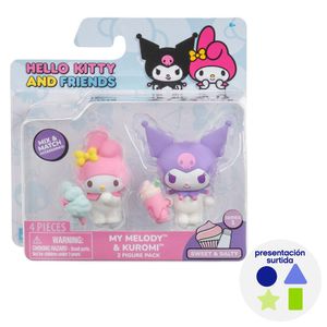 Pack de 2 Figuras Hello Kitty y Amigos