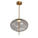 Lámpara LED de Techo con Cristal Ahumado 12W
