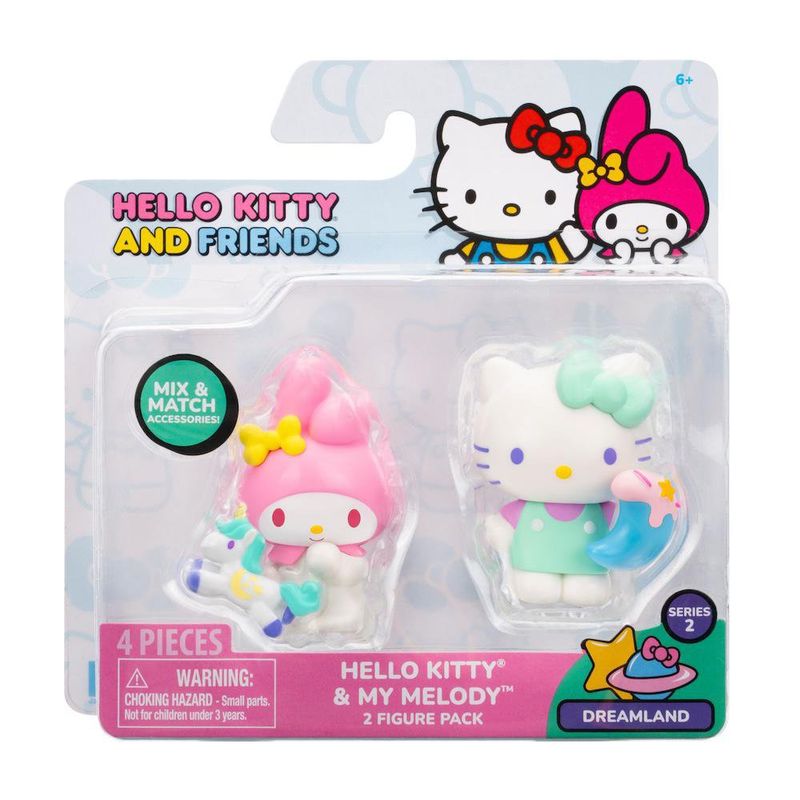 Pack de 2 Figuras Hello Kitty y Amigos