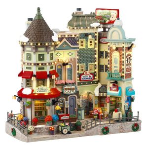 Tiendas de la Villa de Santa con Luz Estática