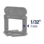 Ancla para Nivelación de Loseta Gris de 1 Mm