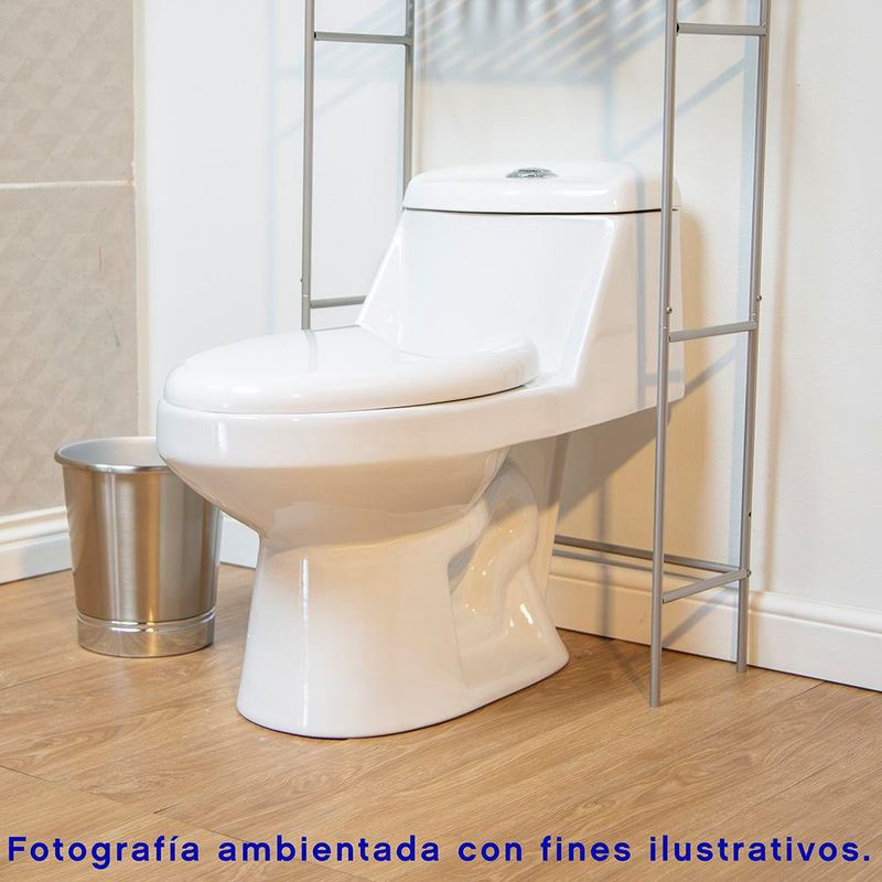 Sanitario de Una Pieza con Descarga Dual y Diseño Compacto