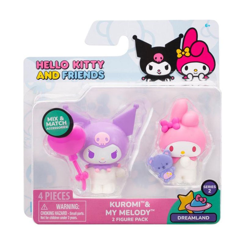 Pack de 2 Figuras Hello Kitty y Amigos