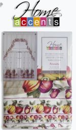 Set de Cortinas para Cocina Frutas 3 Pzas