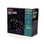 Cascada LED Cálida de 138 Luces