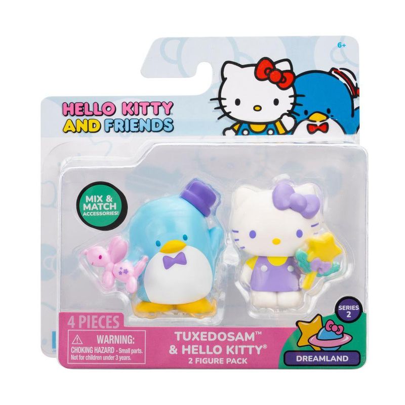 Pack de 2 Figuras Hello Kitty y Amigos