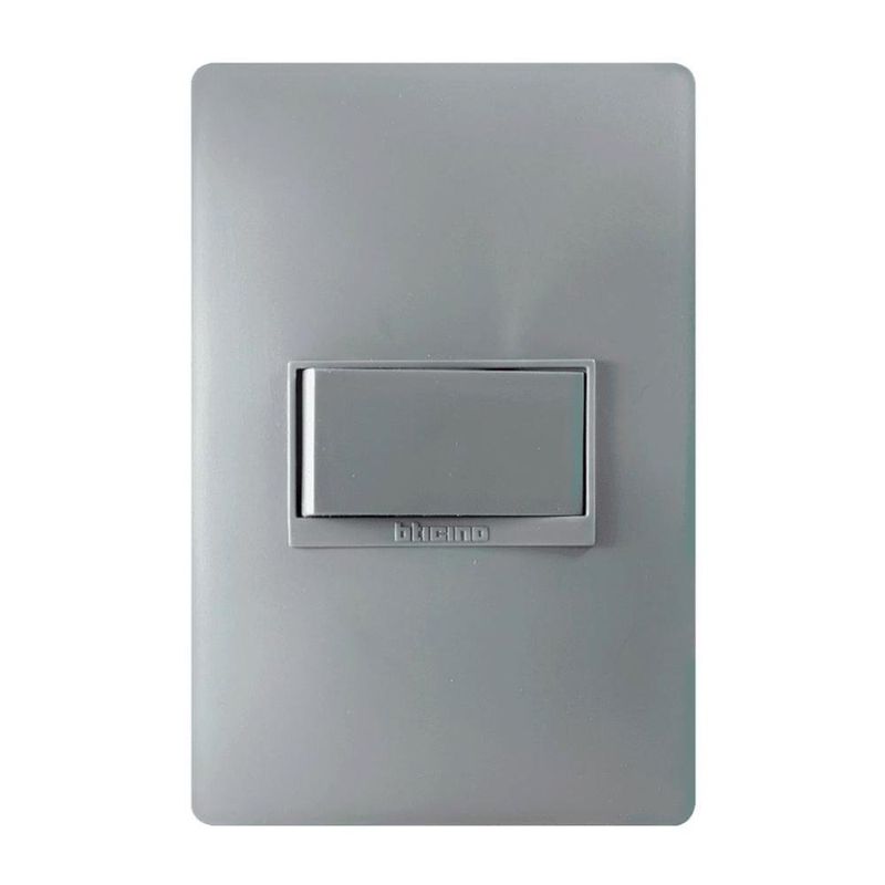 Interruptor Simple de 3 Vías Luzica Grafito 15 A