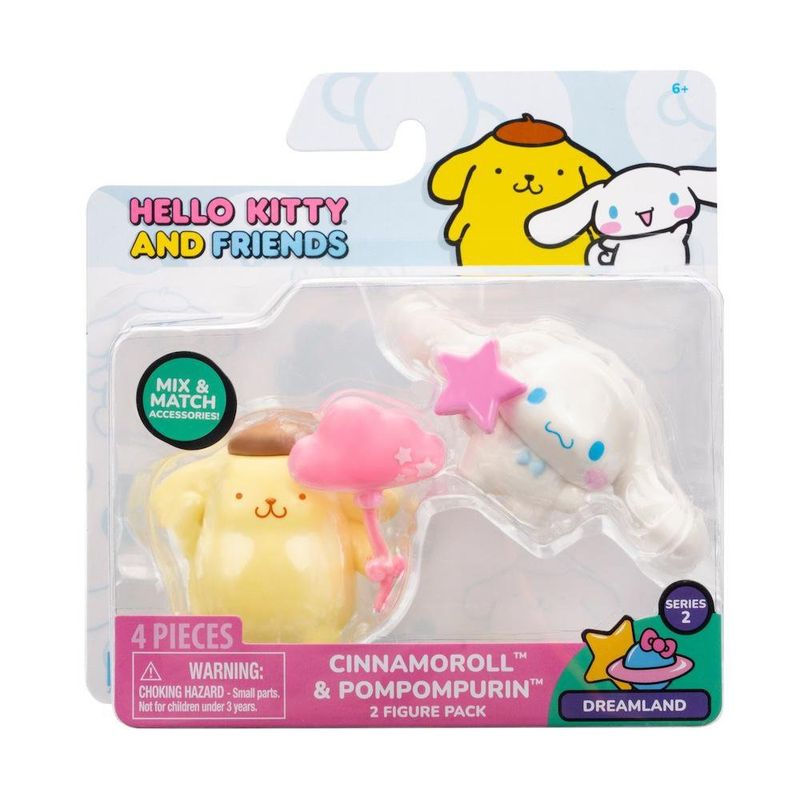 Pack de 2 Figuras Hello Kitty y Amigos