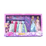 Set de 2 Muñecas Dream Girls con 9 Vestidos y Accesorios