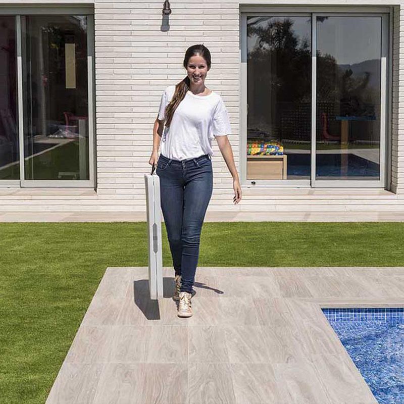 Mesa de Exterior Plegable Oskar Blanca 182X75X74 Cm