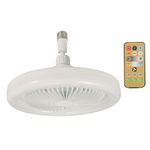 Ventilador Blanco con Luz Led 24 W