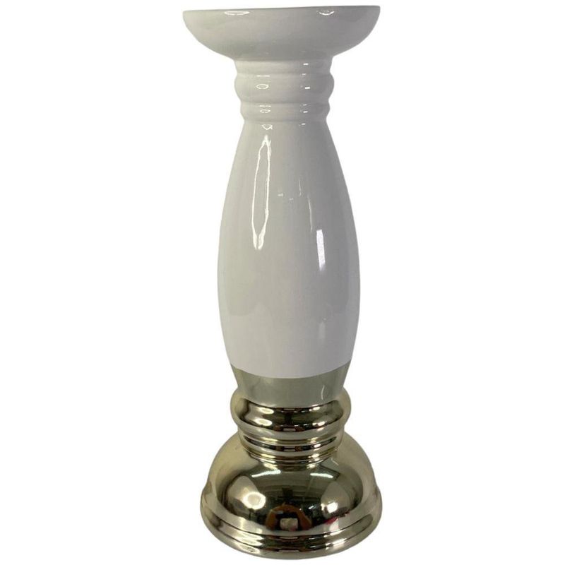 Candelero-Decorativo-Blanco-con-Base-Dorada