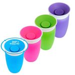 Vaso Entrenador Con Tapa Miracle 360˚ Morado - Munchkin
