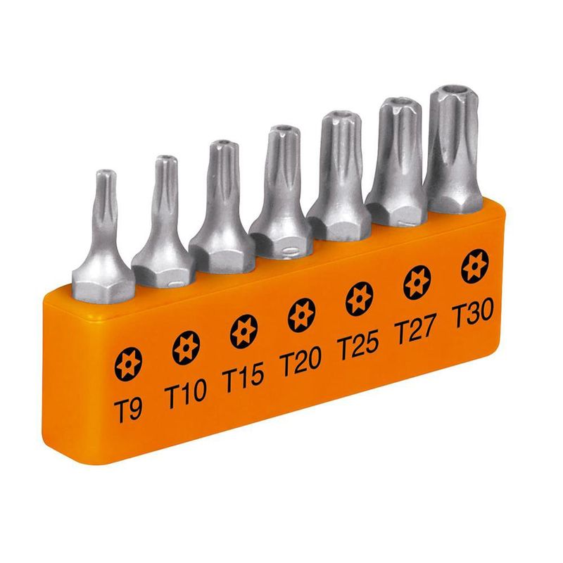 Set de 7 Puntas Torx de Seguridad de 1 Plg