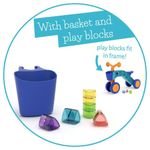 Triciclo de Balance Chillafish ItsiBitsi Blocks Color Azul