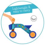 Triciclo de Balance Chillafish ItsiBitsi Blocks Color Azul