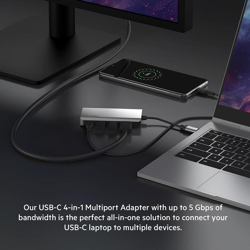 Hub Multiconector 4 en 1
