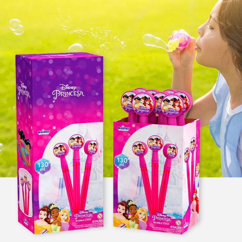 Burbuja de Jabón Bubble Stick Princesas Disney