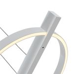 Lámpara LED Colgante Rectangular Luz Cálida 34 W