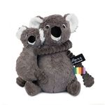 Peluche Mamá y Bebé Koala Gris - Les Ptipotos