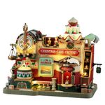 Fábrica de Pasteles Navideños con Movimiento y Luz LED