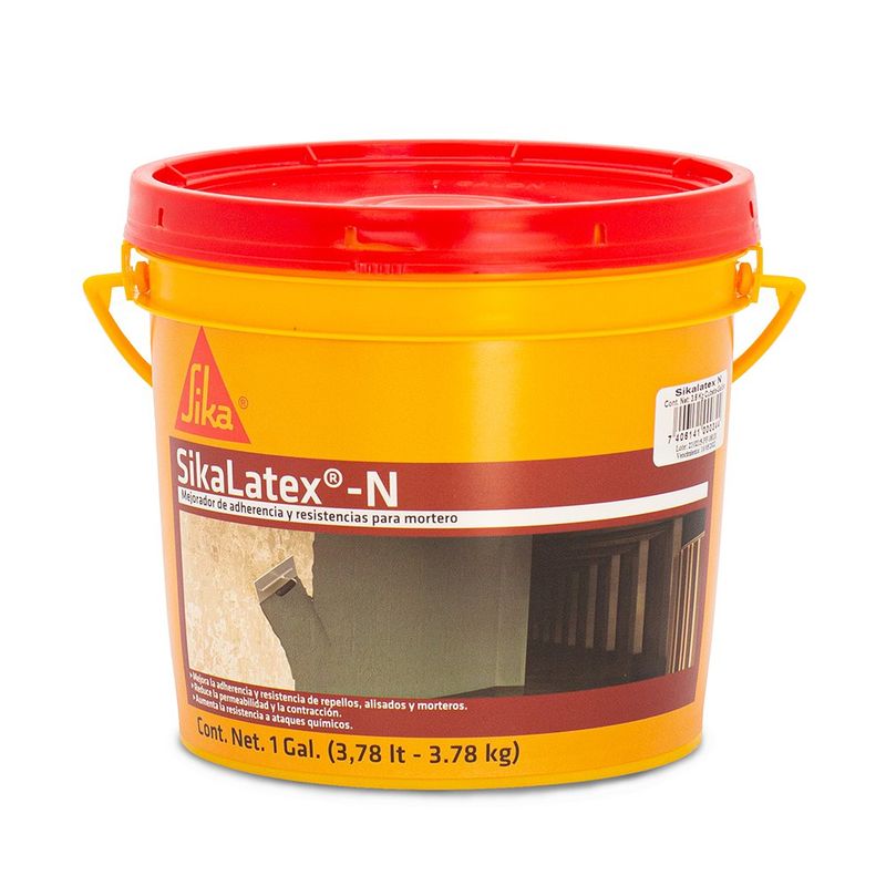 Sika Latex N Mejorador de Adherencia para Mortero 3.78 L