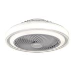 Ventilador de Techo con Luz Atenuable Blanco 49 Cm