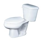 Sanitario de Dos Piezas Elongado Alto Pro Blanco