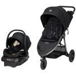 Set de Carruaje y Porta Bebés Gia XP Luxe Negro - Maxi Cosi
