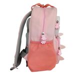 Mochila Infantil Rosa con Diseño de Dinosaurio