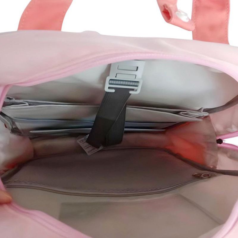 Mochila Infantil Rosa con Diseño de Dinosaurio