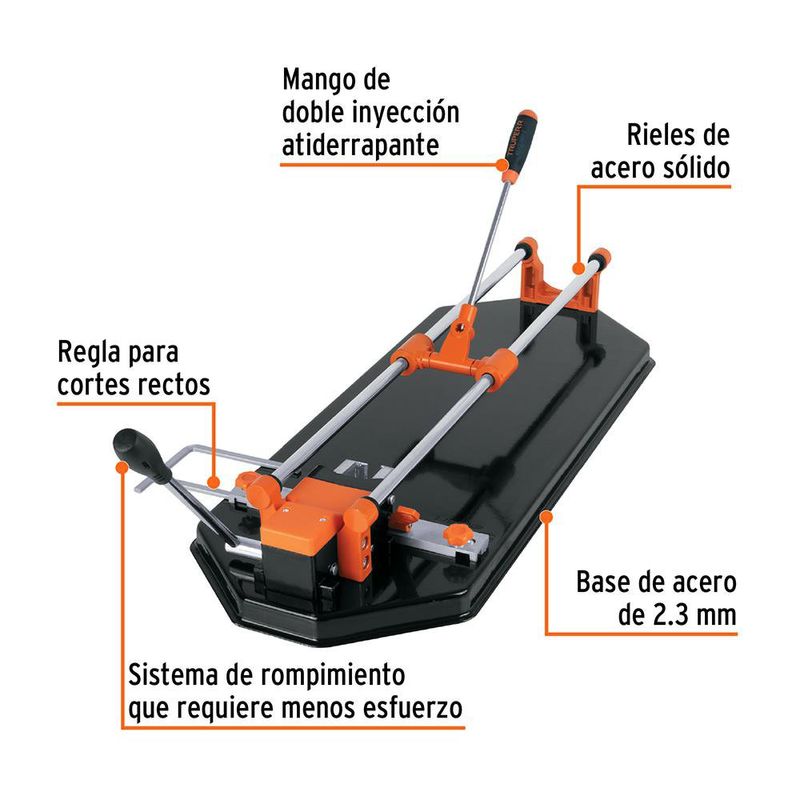 Cortador De Azulejo Correderas Con Baleros 60 Cm - Truper