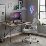 Silla de Oficina Brig Gris 63x63x114-124 Cm - Zmobili