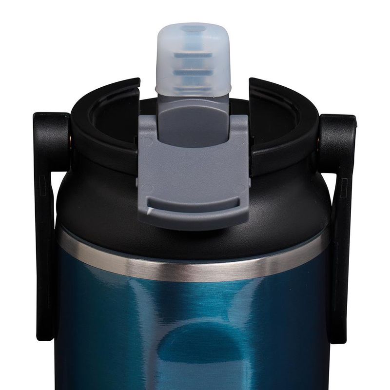 Termo Aqua Metálico con Tapa Hermética y Asa Plegable 20 Oz