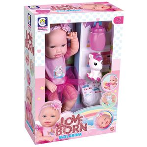 Muñeca Bebé Love Reborn Bailarina con Accesorios
